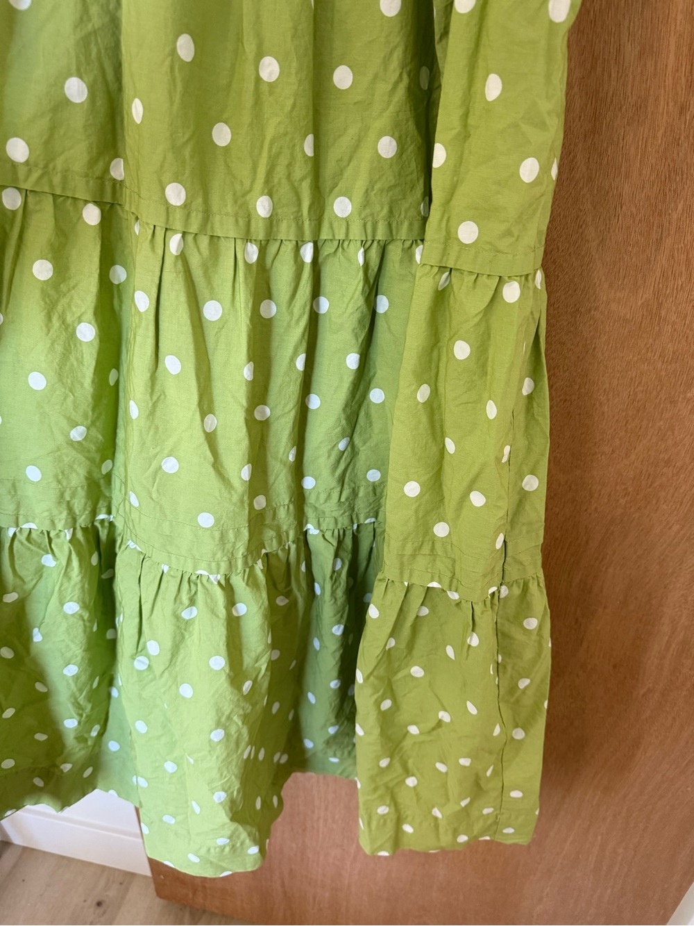 Anthropologie The Somerset Maxi Dress Light
Green White Polka Dot size- XS - Picture 5 of 8